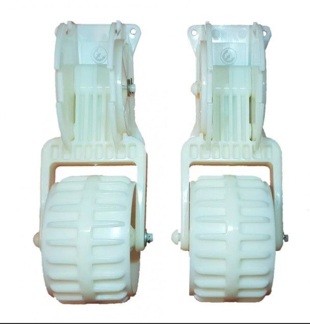 Как правильно установить транцевые колеса на лодку